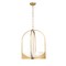 Z-Lite Devon Pendant, 4-Light, 18 In.W x 24.5 In.H, Modern Gold/Sand Blast 1947-24MGLD - alternate 1